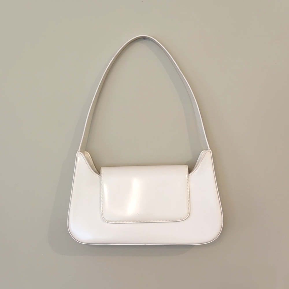 Lancel white shoulder bag